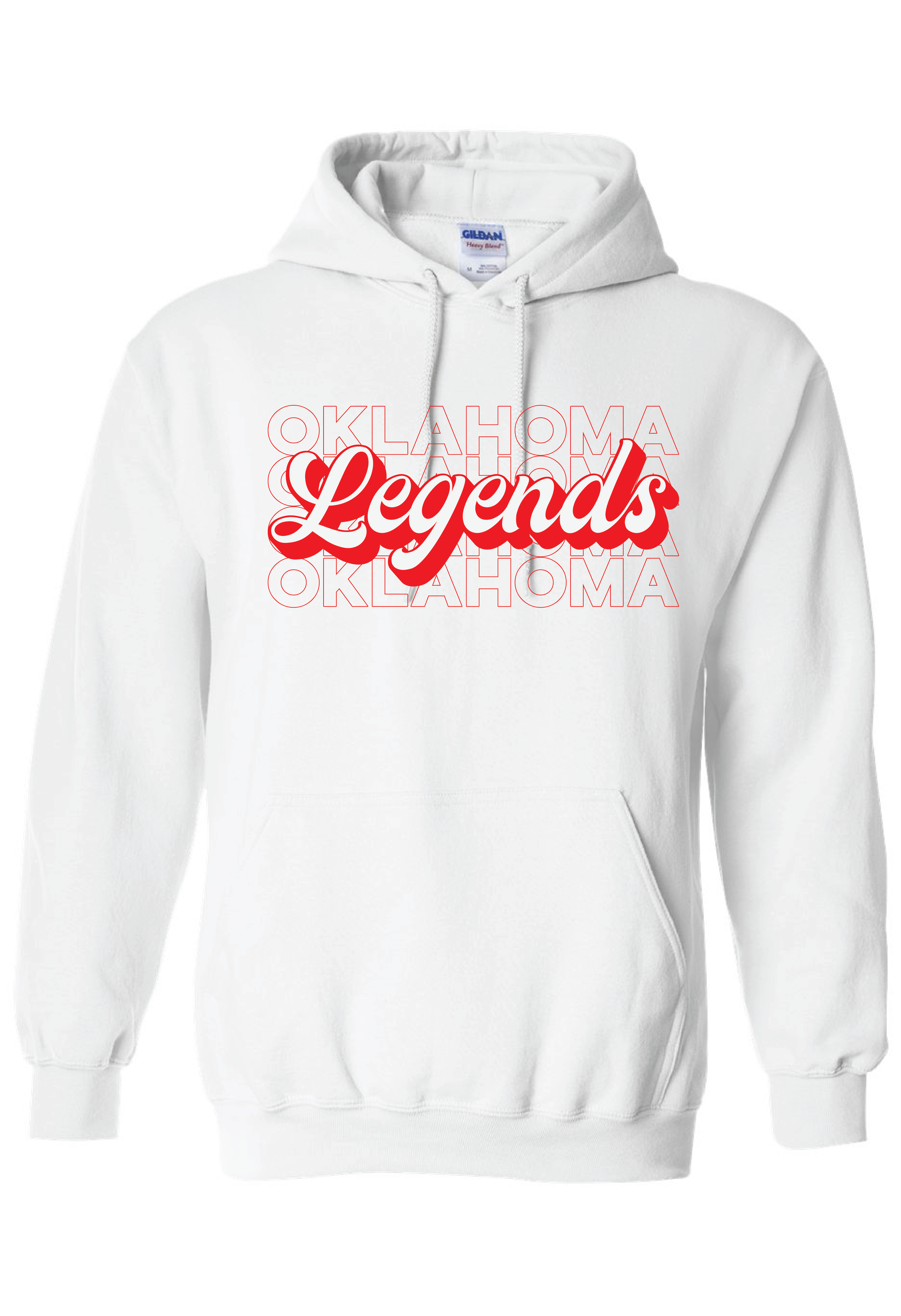 Legends-White Hoodie Main Image